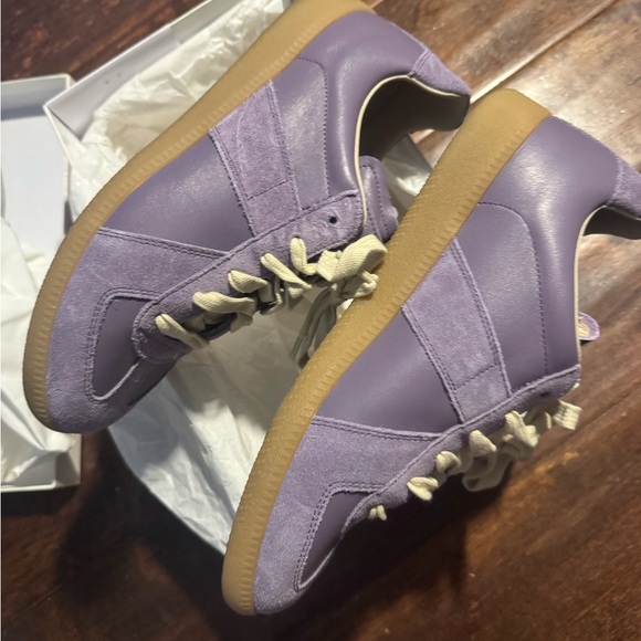 Purple Suede Sneakers with Gum Sole - Picture 4 of 6